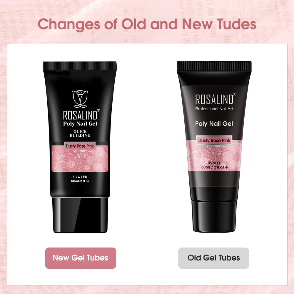 ROSALIND Rose Pink 2 oz builder gel jar for durable length.