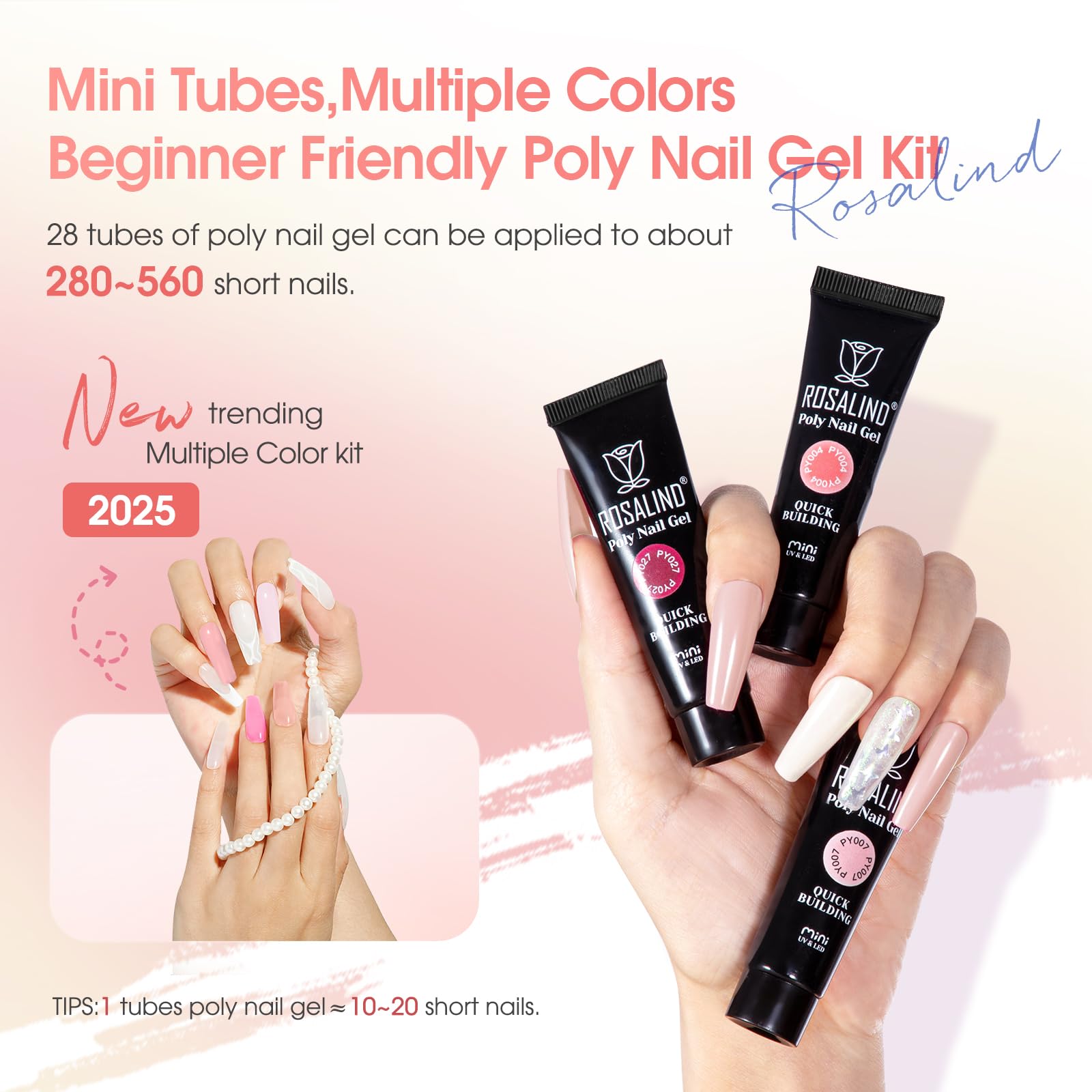 ROSALIND slip solution 30ml for smooth poly gel application