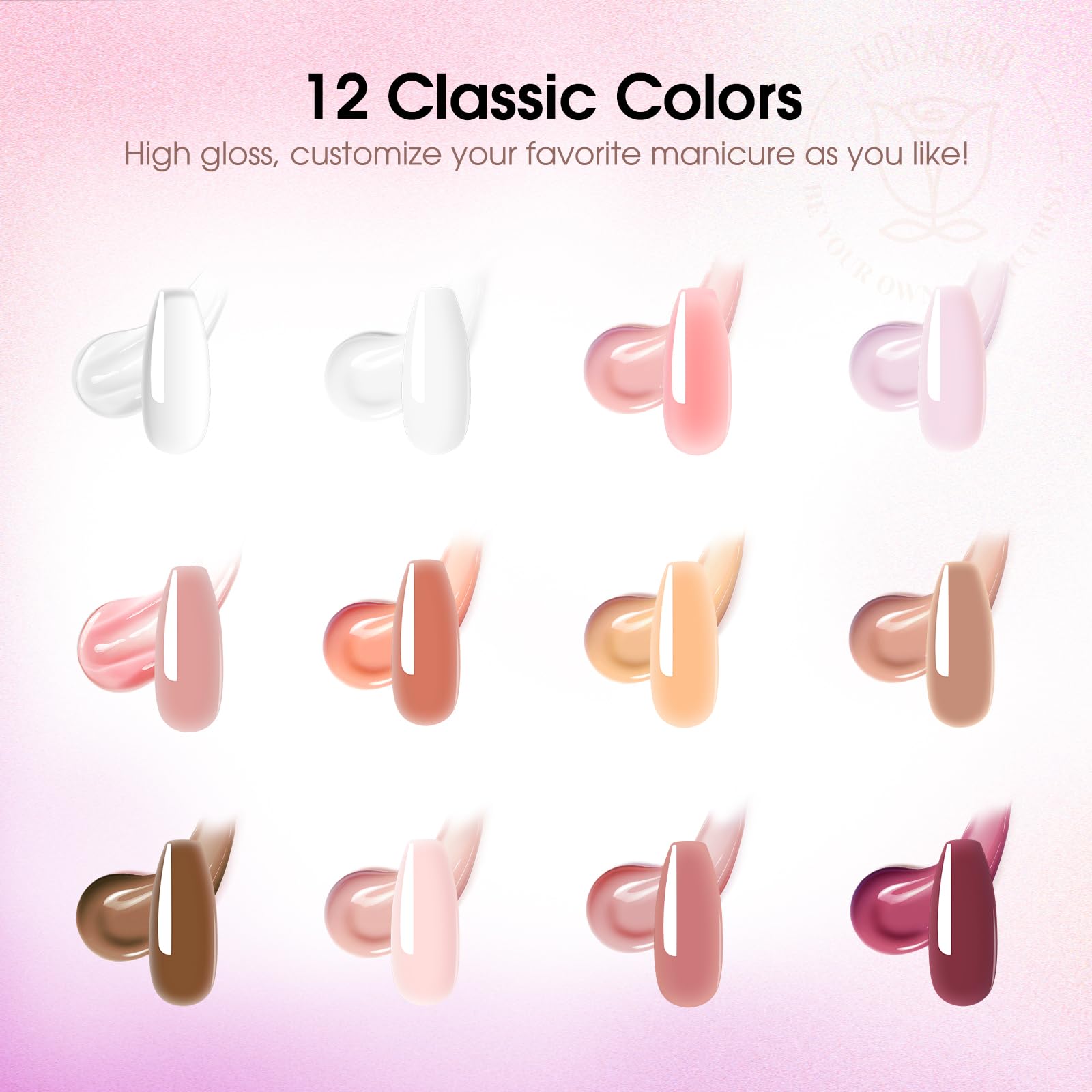 ROSALIND slip solution for smooth gel application.