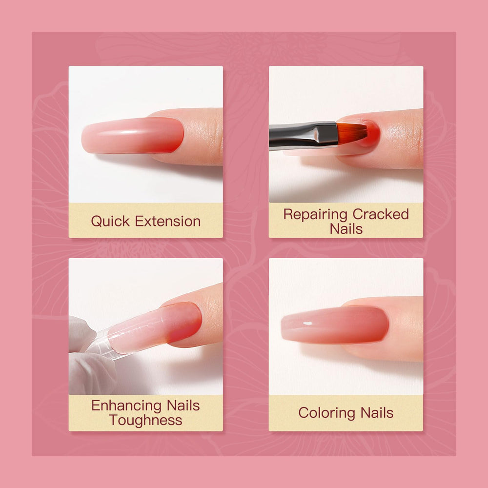ROSALIND Long-lasting wear on nude pink nails with proper prep.