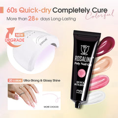 ROSALIND slip solution for smooth gel application and precise shaping.