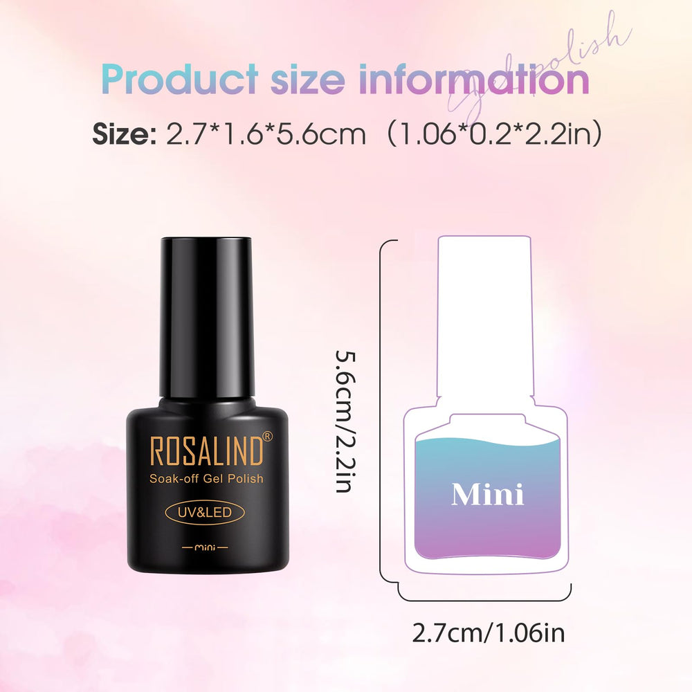Compact ROSALIND bottle design for easy storage and travel