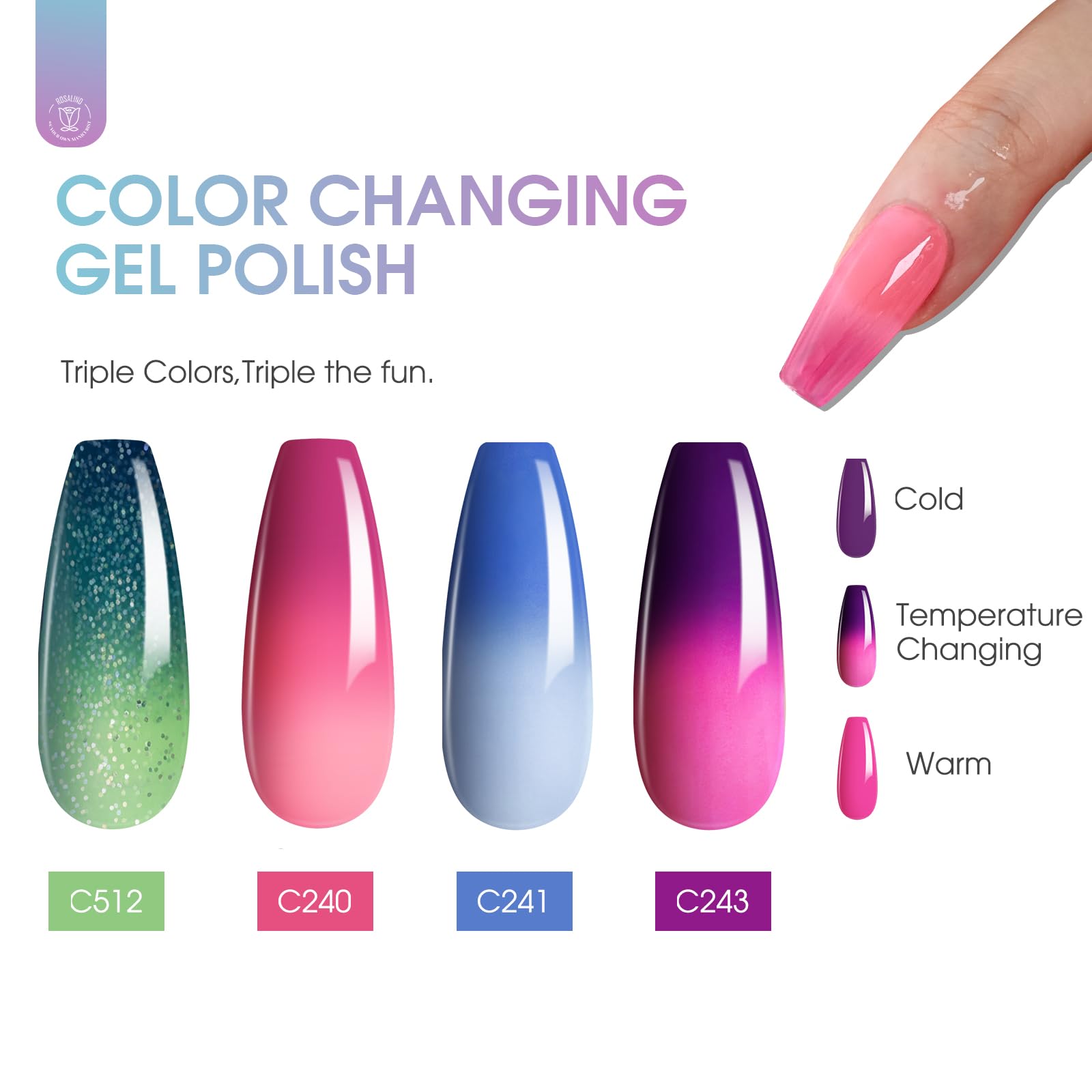 ROSALIND color swatch set reveals mood-shifting color names
