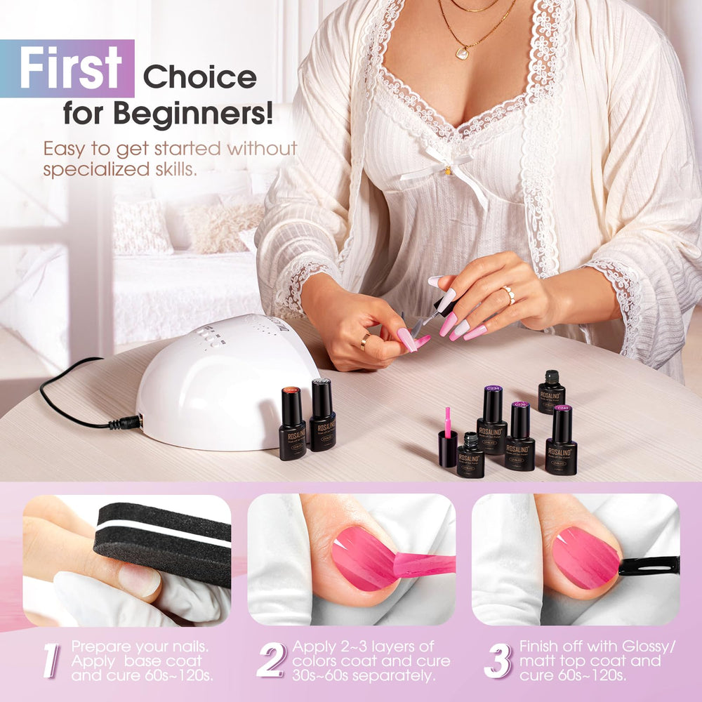 Removal process with acetone wrap explained for ROSALIND polish