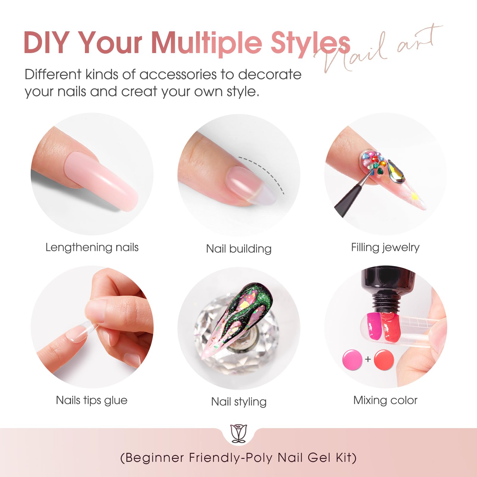 ROSALIND top coat provides a glossy, durable seal for vibrant colors.