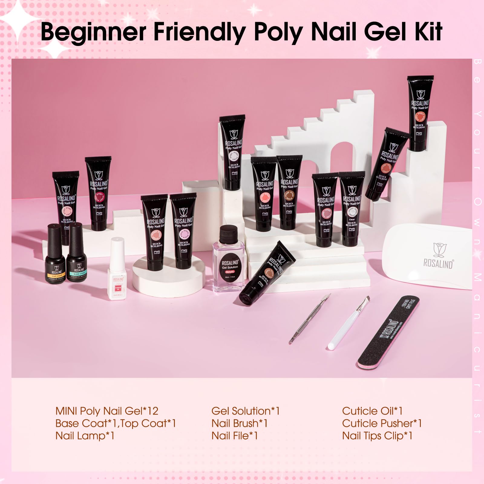 ROSALIND UV nail lamp for quick, even curing at home.