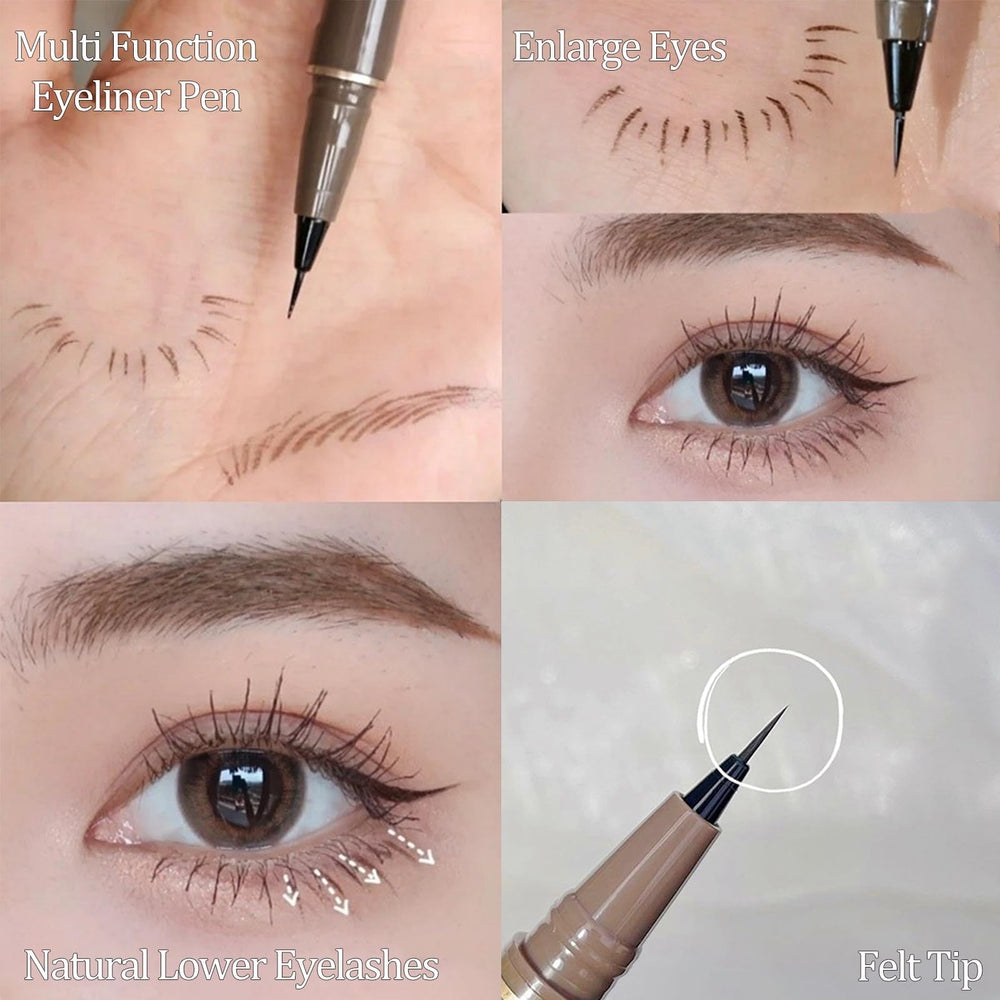 Rosarden Quick-dry eyeliner formula ready to set on skin.