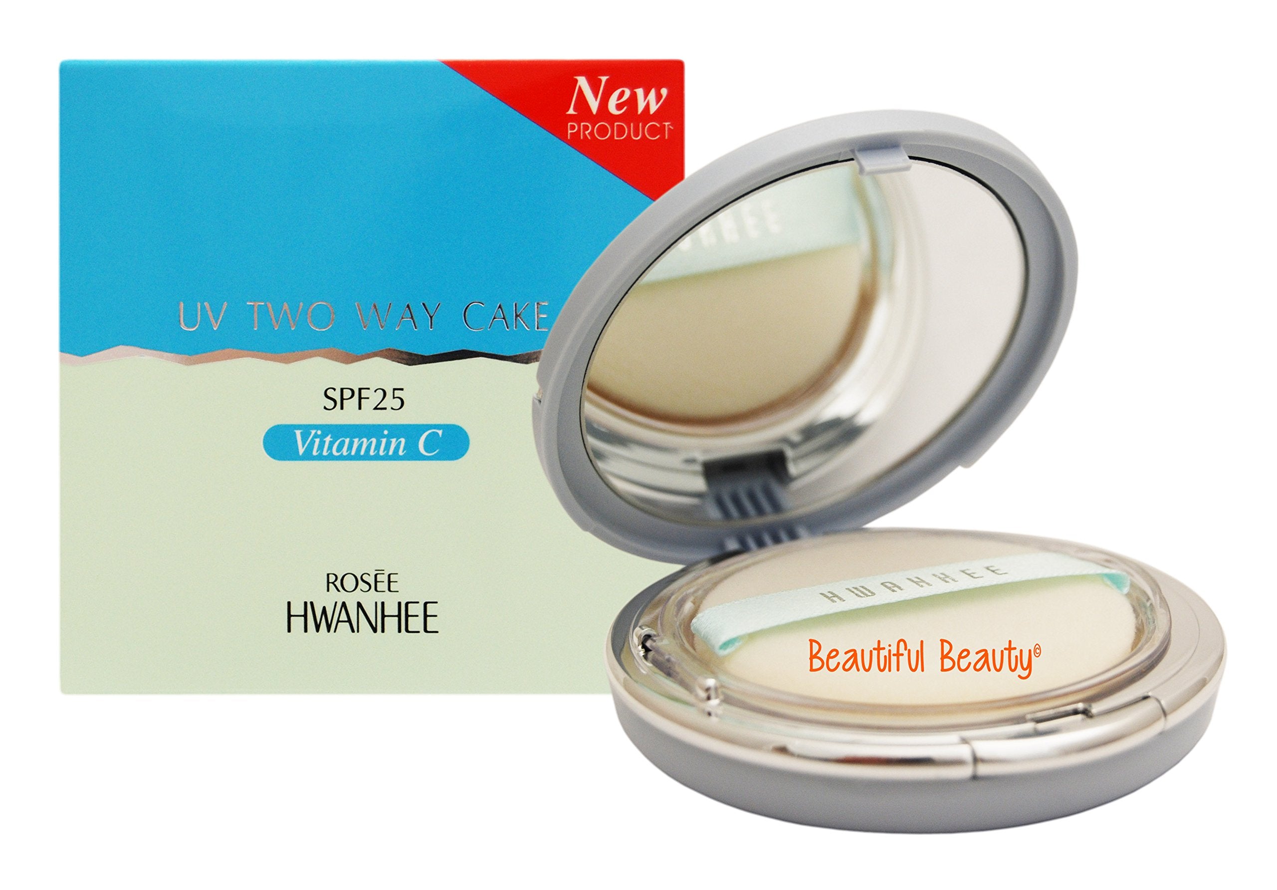 Rosee Two Way Cake pressed powder compact for a flawless matte finish.