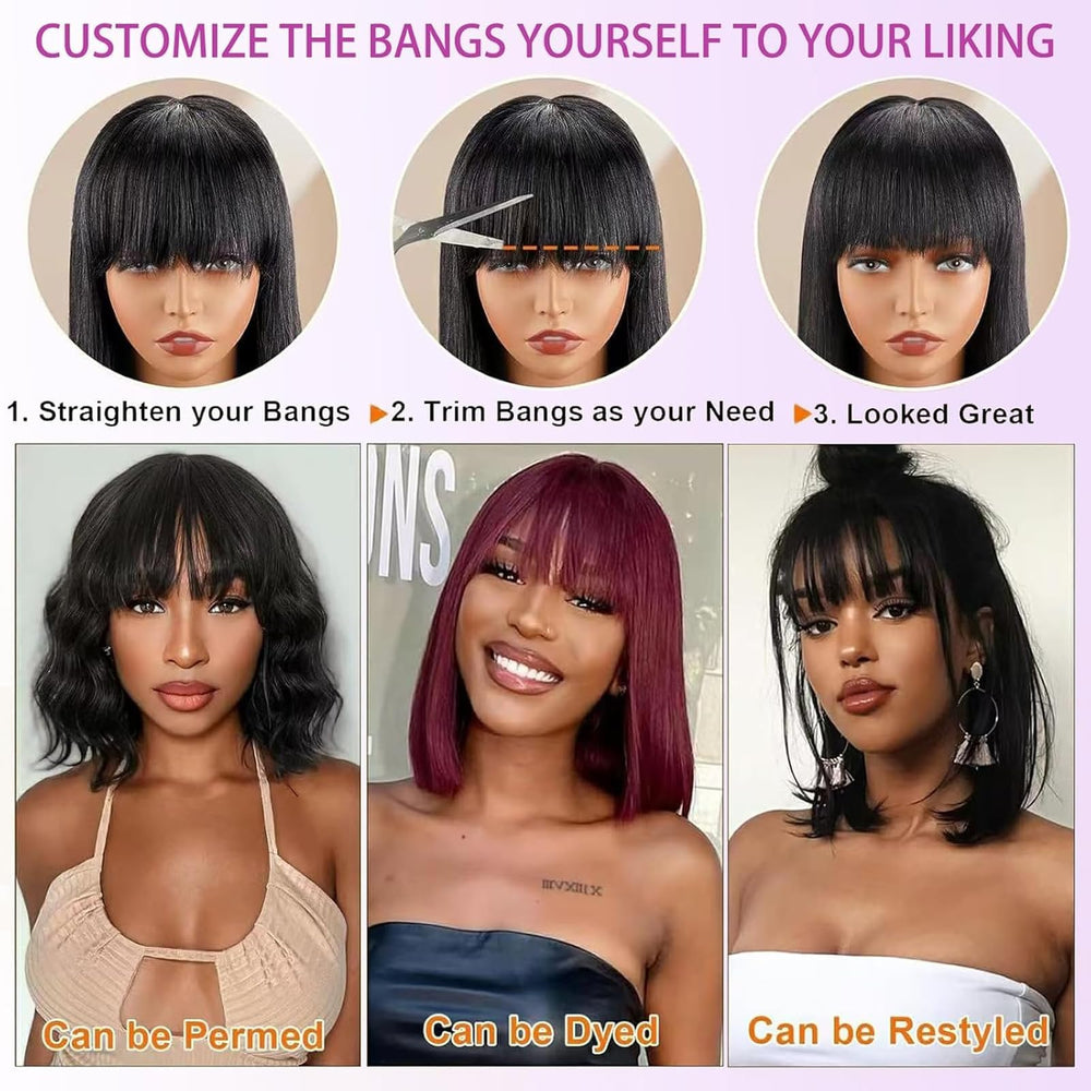 ROSELINE 200% density wig appears full and thick for a bold silhouette