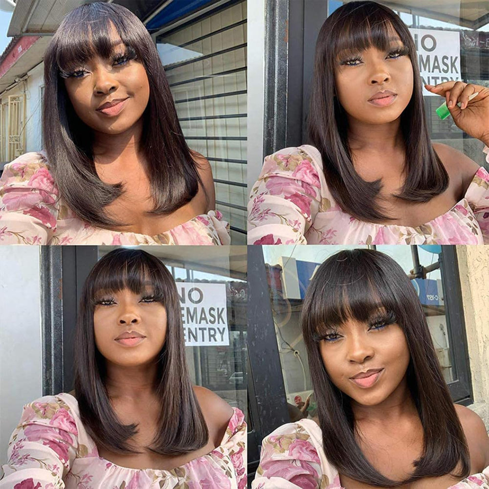 ROSELINE glueless setup image shows easy on-and-go wear