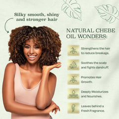 Roselle Naturals Castor Oil bottle showing rich shine and scalp soothing benefits.
