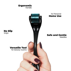 RoselynBoutique Derma Roller 0.25mm for the beard helps even texture and grooming.