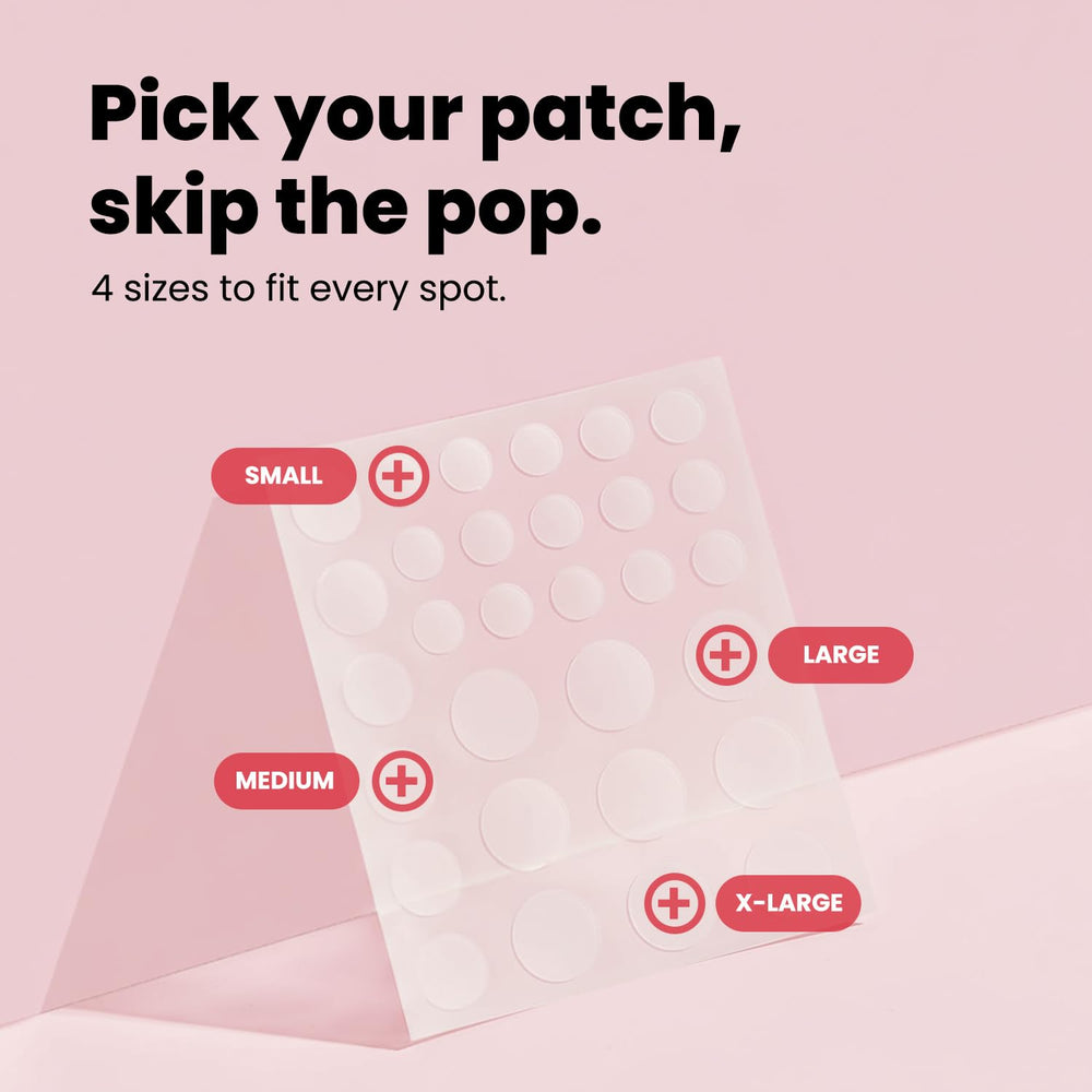 ROSELYNBOUTIQUE tea tree oil patch closeup suggests gentle, drug-free care.