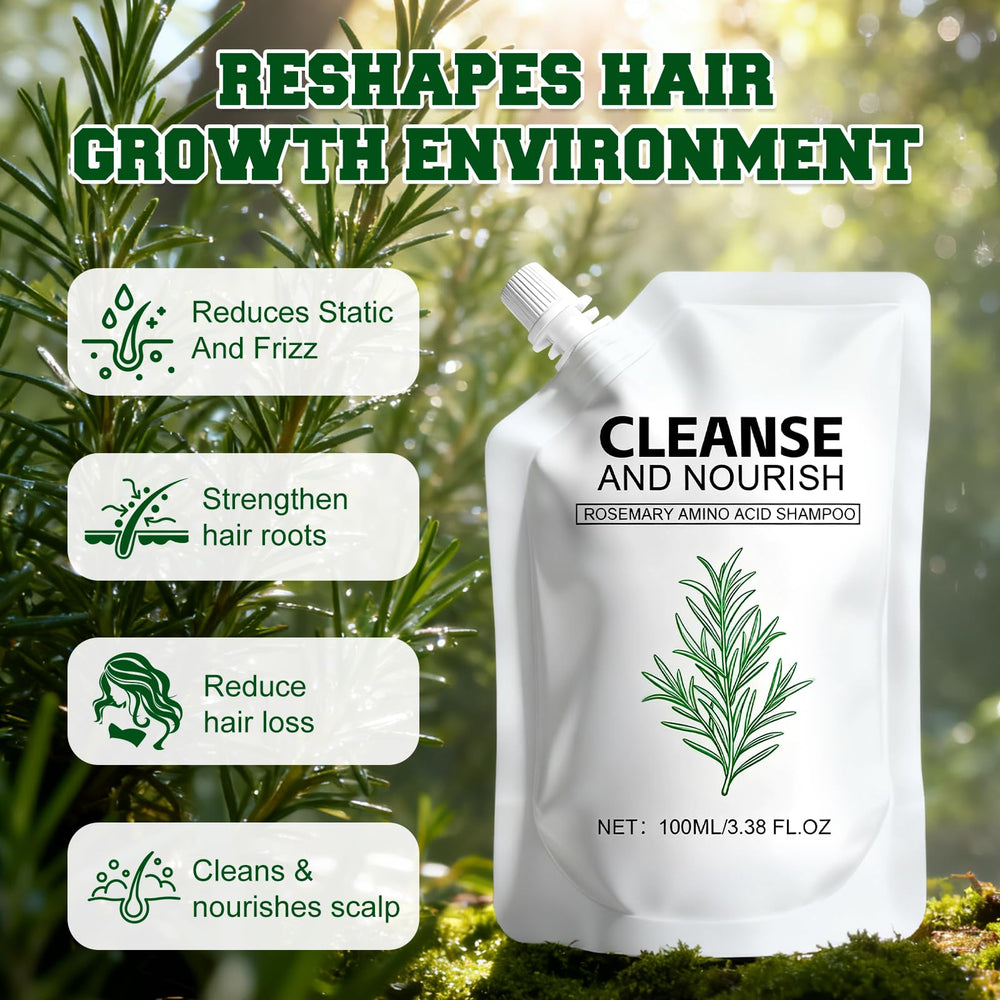 Rosemary Amino Acid Shampoo ingredients rosemary highlight for natural scalp nourishment