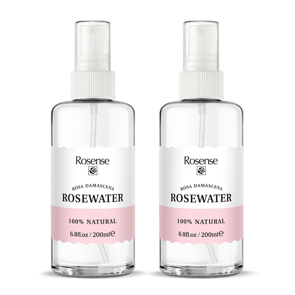 Rosense rosewater toner bottle, pure formula for refreshing skin