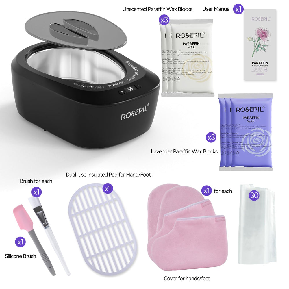ROSEPIL pro wax warmer showcasing moisture-lock feature