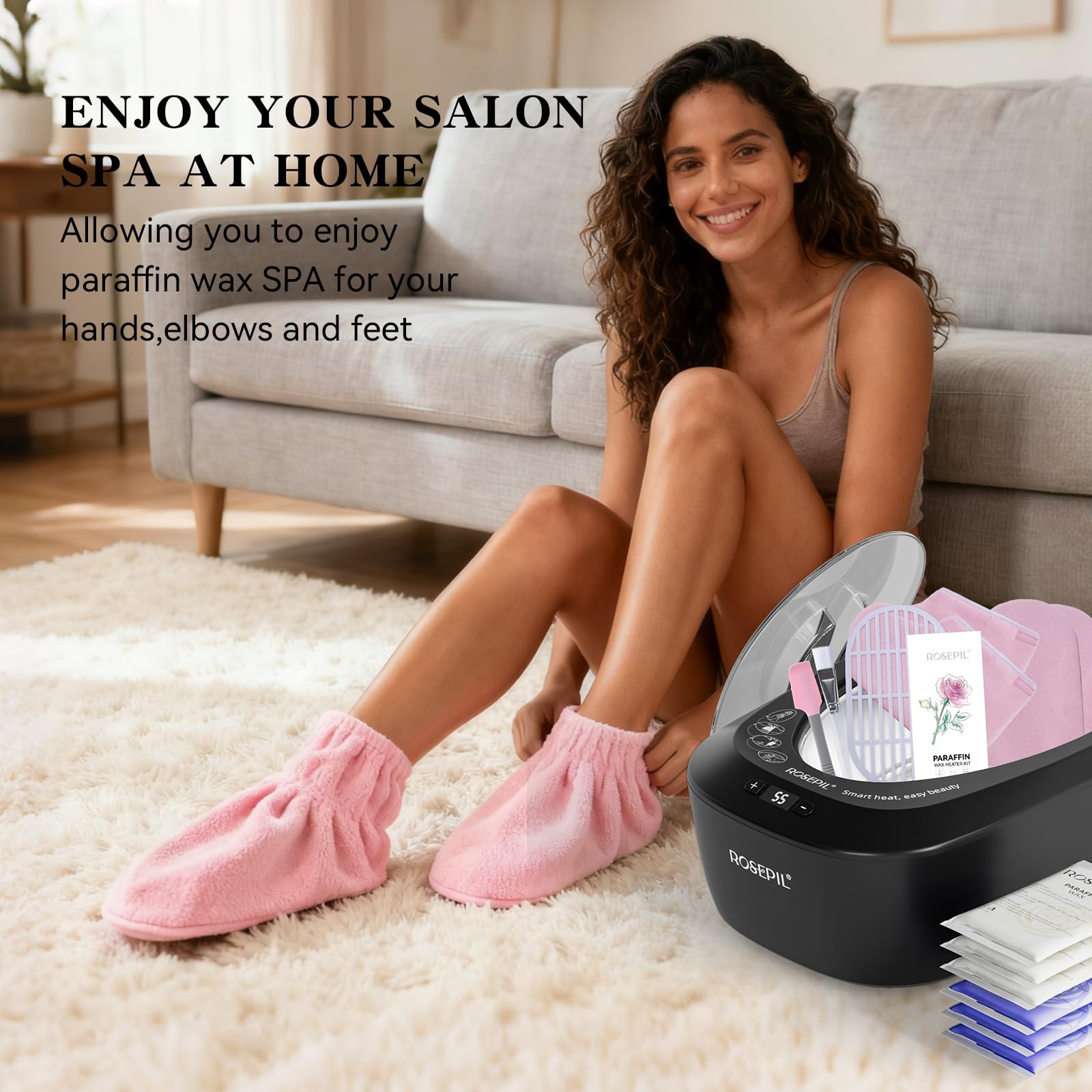 ROSEPIL three heating modes for flexible spa sessions
