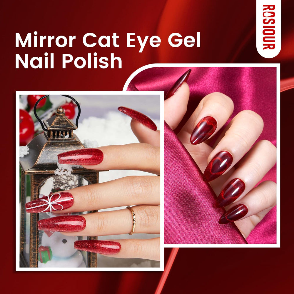 Rosiour matte top coat creates a velvety, sophisticated finish.