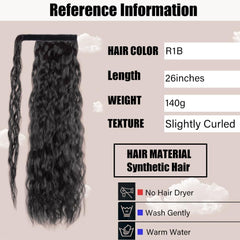 Natural black 1B color blends smoothly with many hairstyles