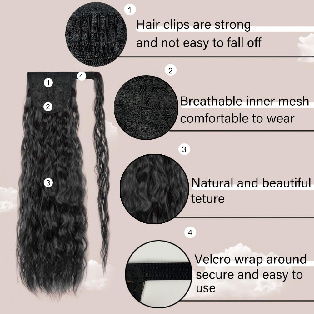 Velcro secure wrap lets you style in seconds