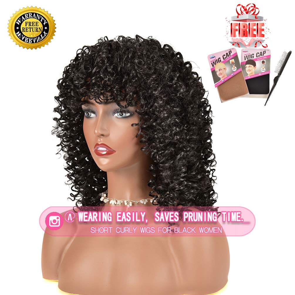 Texture closeup of Rosmile curly wig highlighting natural curl pattern.