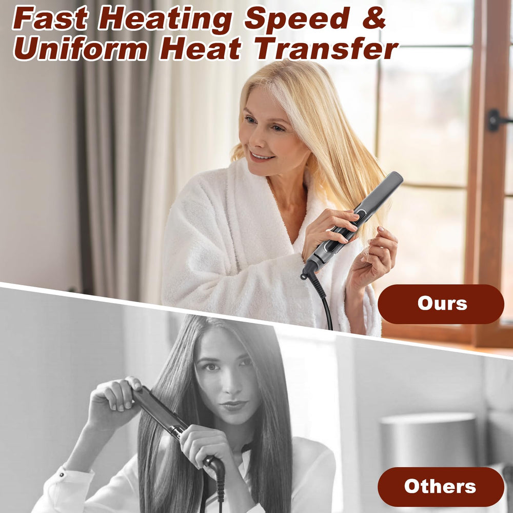 Rosvola even heat distribution for straight styles and curls