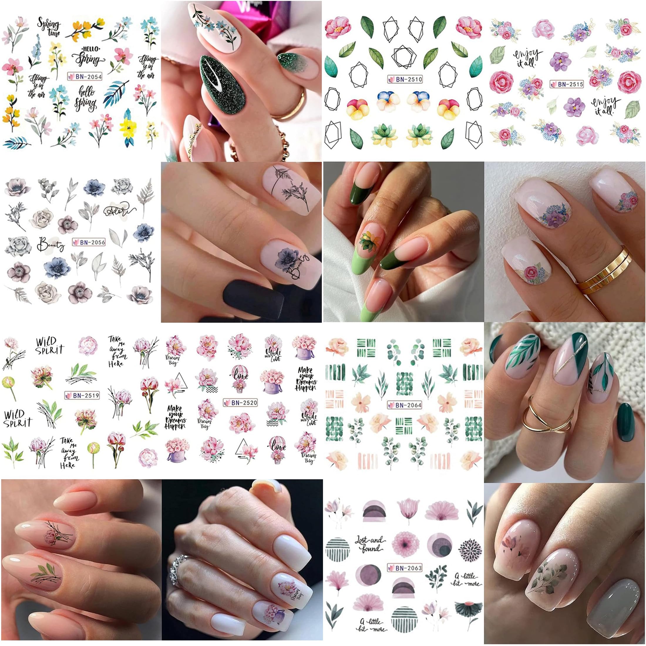 Rosymormor easy-application decals simplify DIY nail decoration.