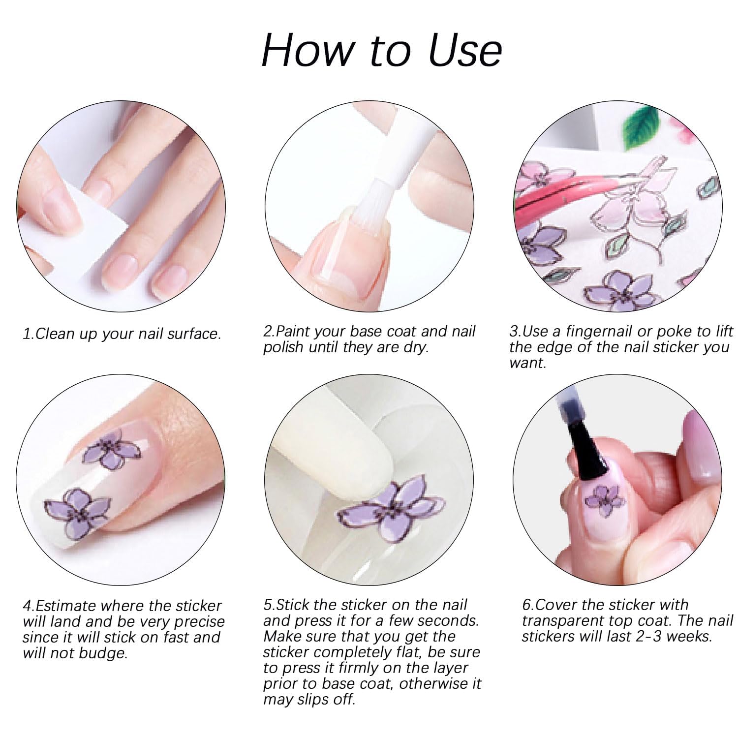 Rosymormor environmentally friendly decals safe for nails.