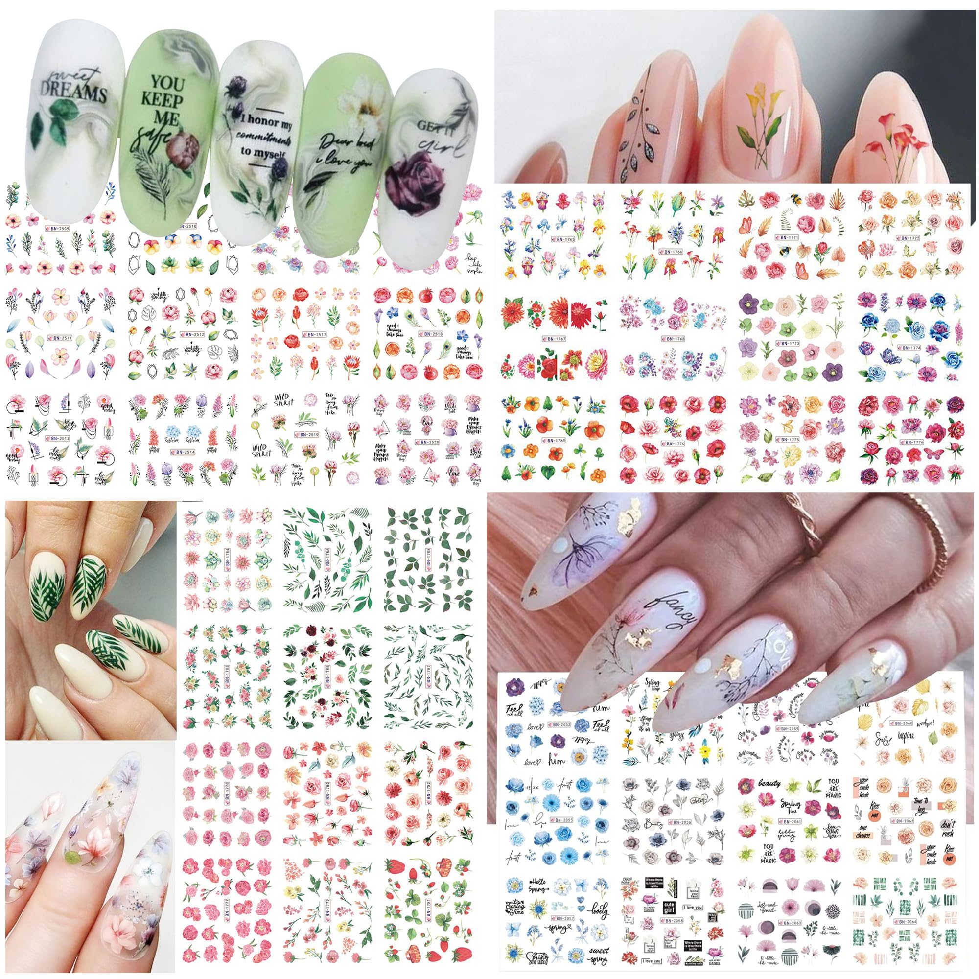 Rosymormor holiday nail stickers ideal for Christmas and Halloween looks.