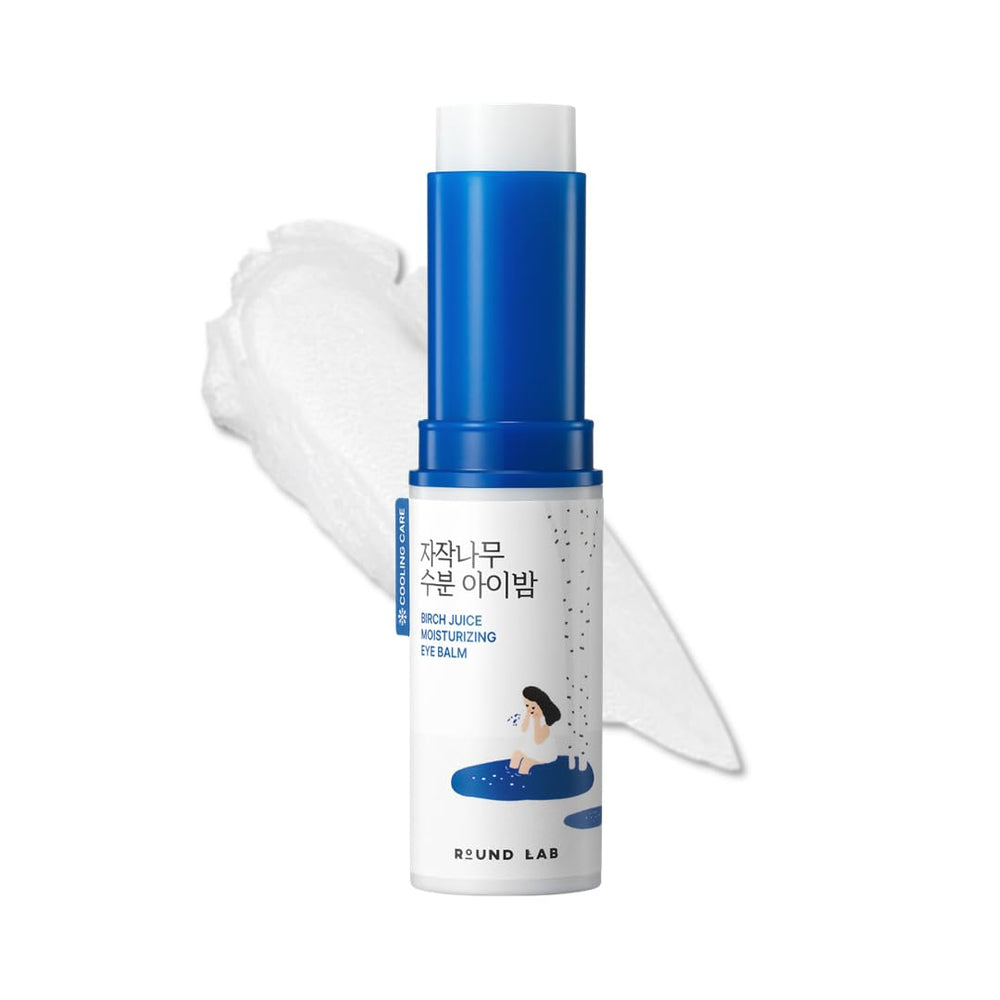 ROUND LAB Birch Juice Icy Cooling Eye Stick front view delivers instant cooling and hydration.