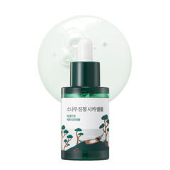 ROUND LAB Pine Calming Cica Ampoule bottle ready for daily soothing routine.
