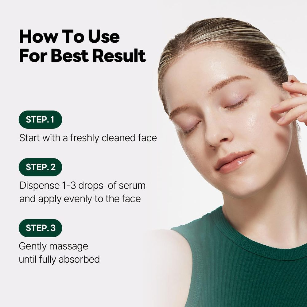 ROUND LAB Pine Calming Cica Ampoule is suitable for sensitive and combination skin.