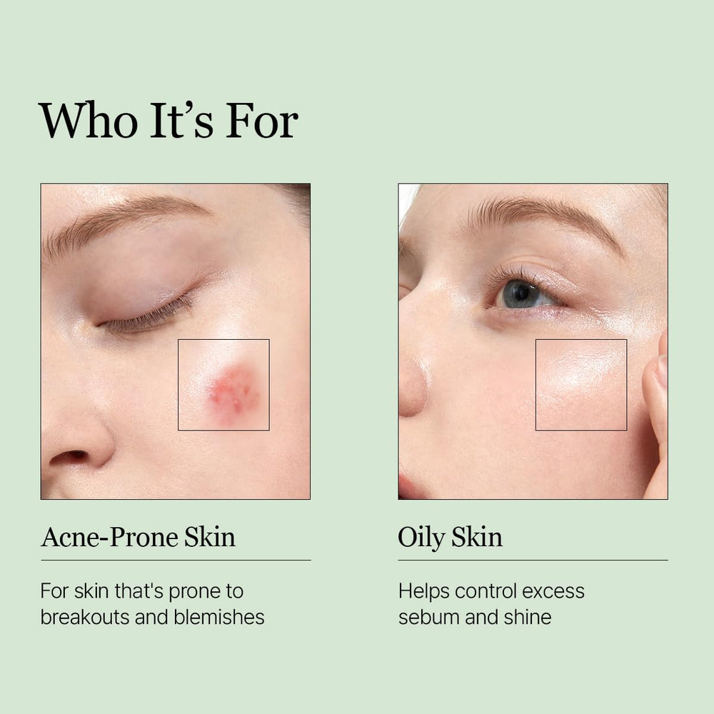 ROUND LAB Pine Calming Cica Cleanser skin rinse demonstration.