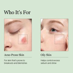 ROUND LAB Pine Calming Cica Cleanser skin rinse demonstration.