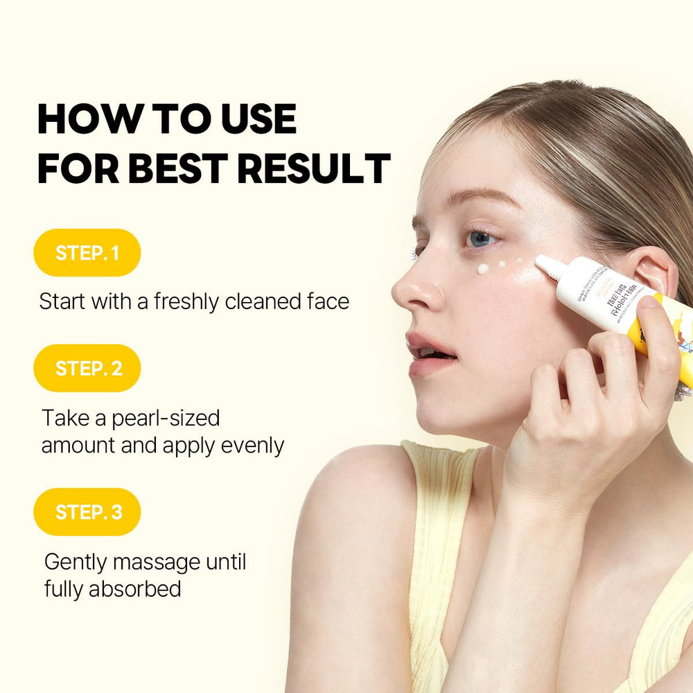 Ingredient icons feature tranexamic acid, glutathione, and bisabolol
