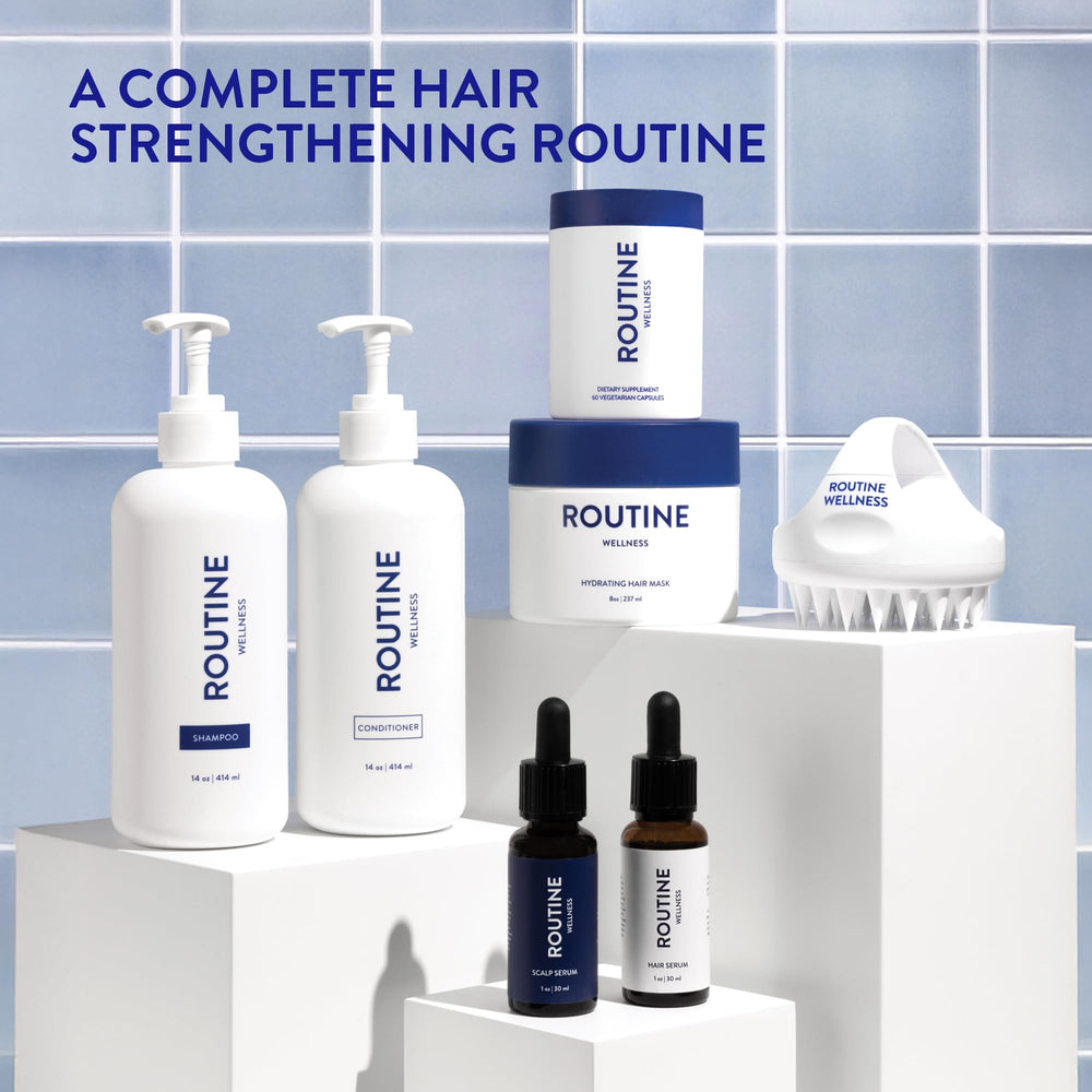 Routine Wellness two-pack packaging emphasizing sustainable care