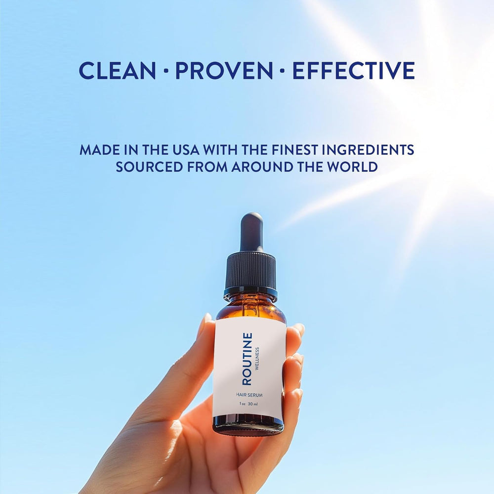 Routine Wellness silky texture on hand ready for quick daily use