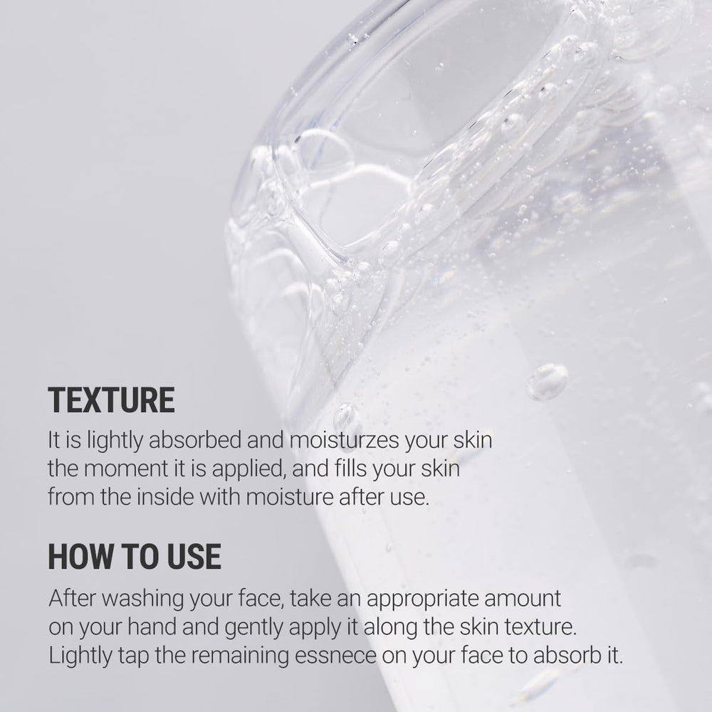 ROVECTIN Aqua Hyaluronic Essence application-routine demonstrates seamless layering for refreshed skin