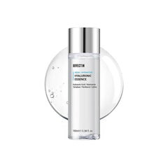 ROVECTIN Aqua Hyaluronic Essence bottle shows premium hydration for visibly smoother skin