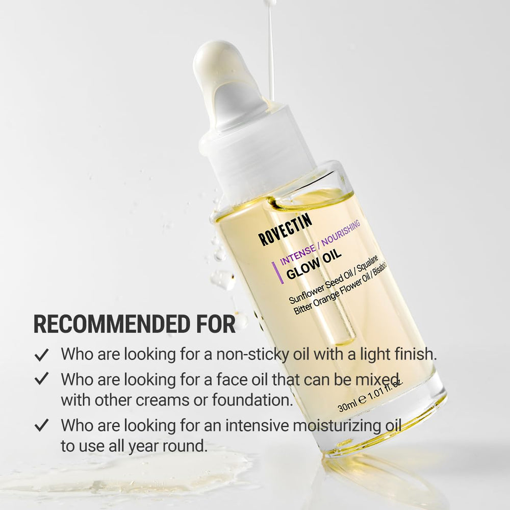 ROVECTIN Barrier Repair Face Oil Neroli ingredients highlight nourishing formula