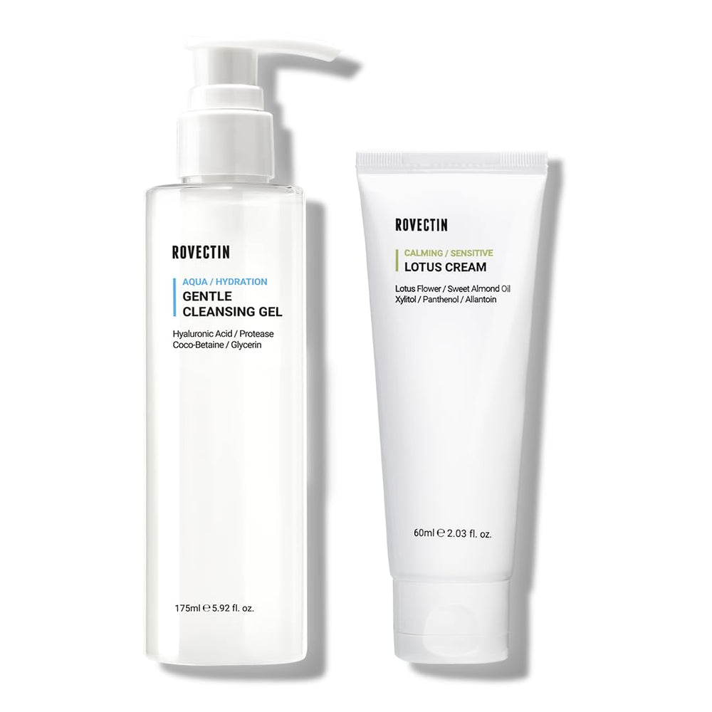 ROVECTIN Calming Lotus Water Cream jar, smooth texture for a calm, balanced complexion.