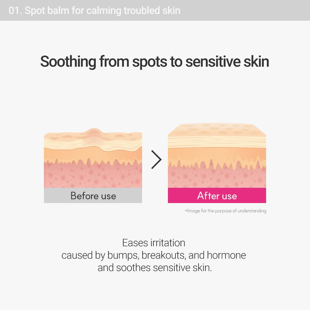 ROVECTIN Cica Care Face Balm calamine soothing redness and hormonal bumps
