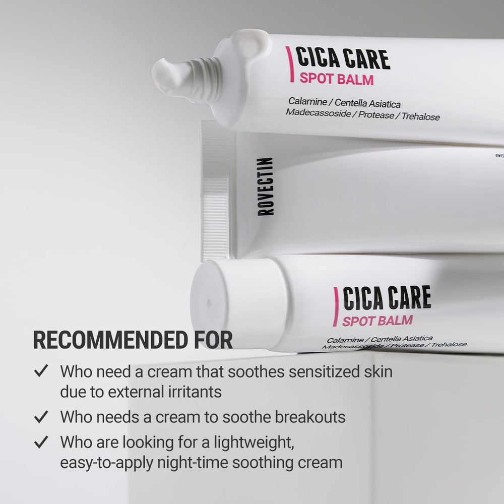 ROVECTIN Cica Care Face Balm Madecassoside depth support for skin repair