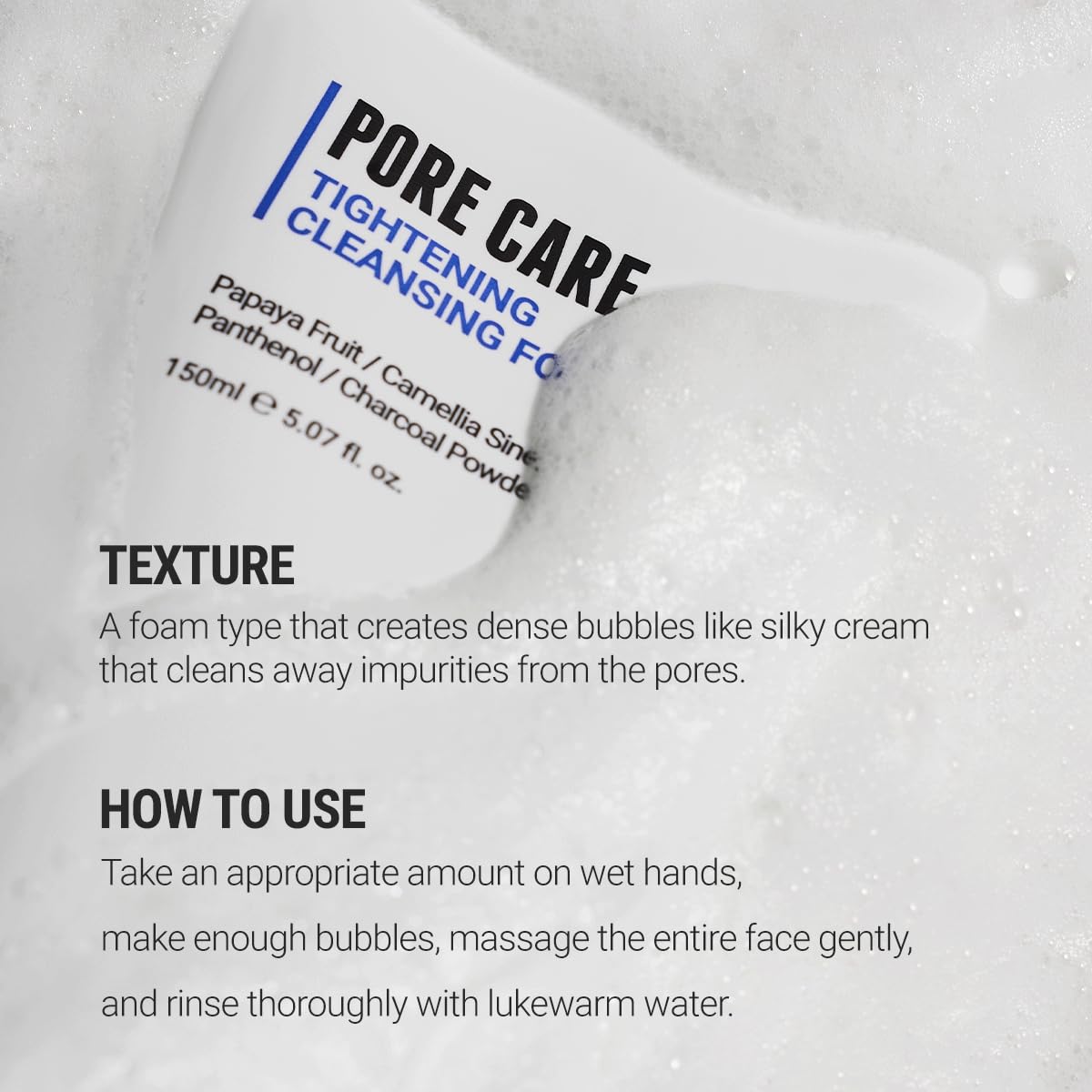 ROVECTIN close-up of refreshed skin after cleansing