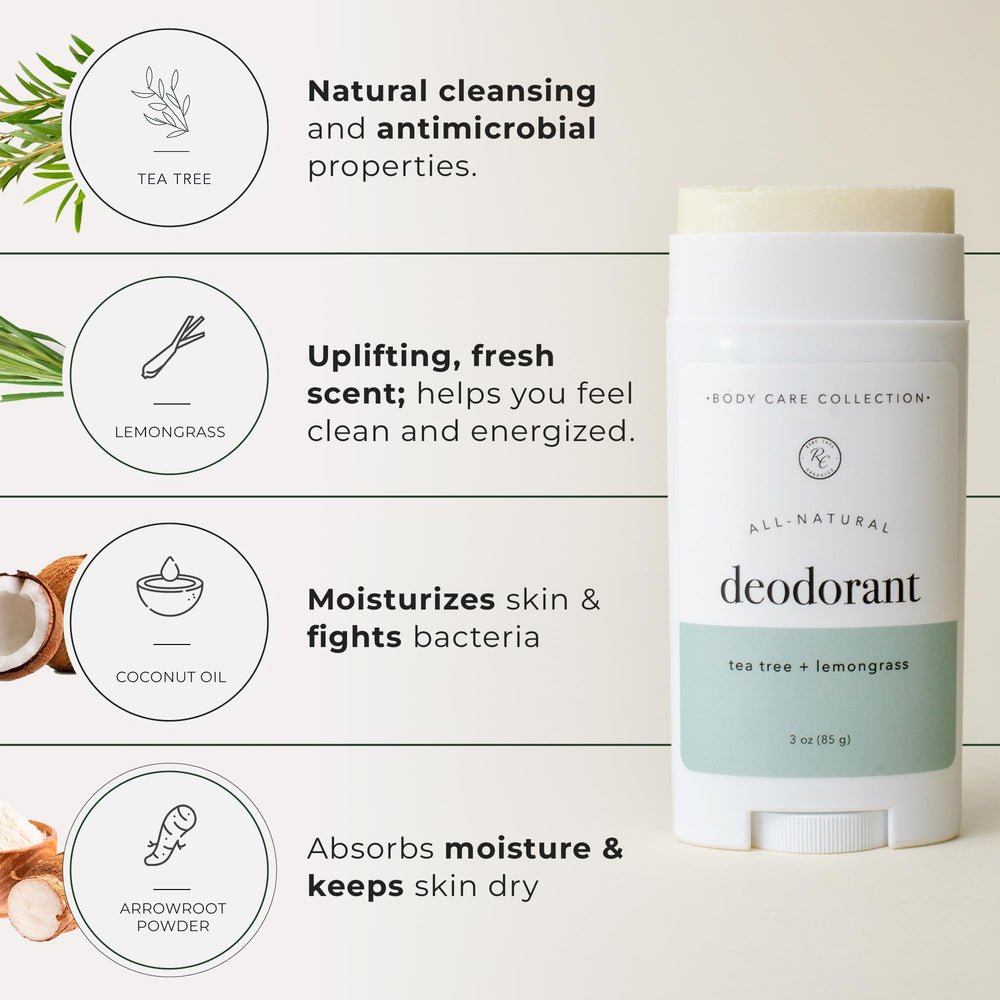 Rowe Casa Organics deodorant stick application glide demonstrates smooth use.