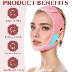 ROWMATE V Line lifting mask breathable fabric keeps skin cool.