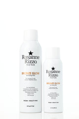 Roxanne Rizzo Bronze Glow Duo bottle front for instant face and body bronze.