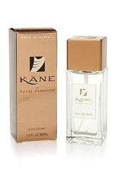Royal Hawaiian Kane bottle showcases rugged, masculine scent ideal for evening wear.