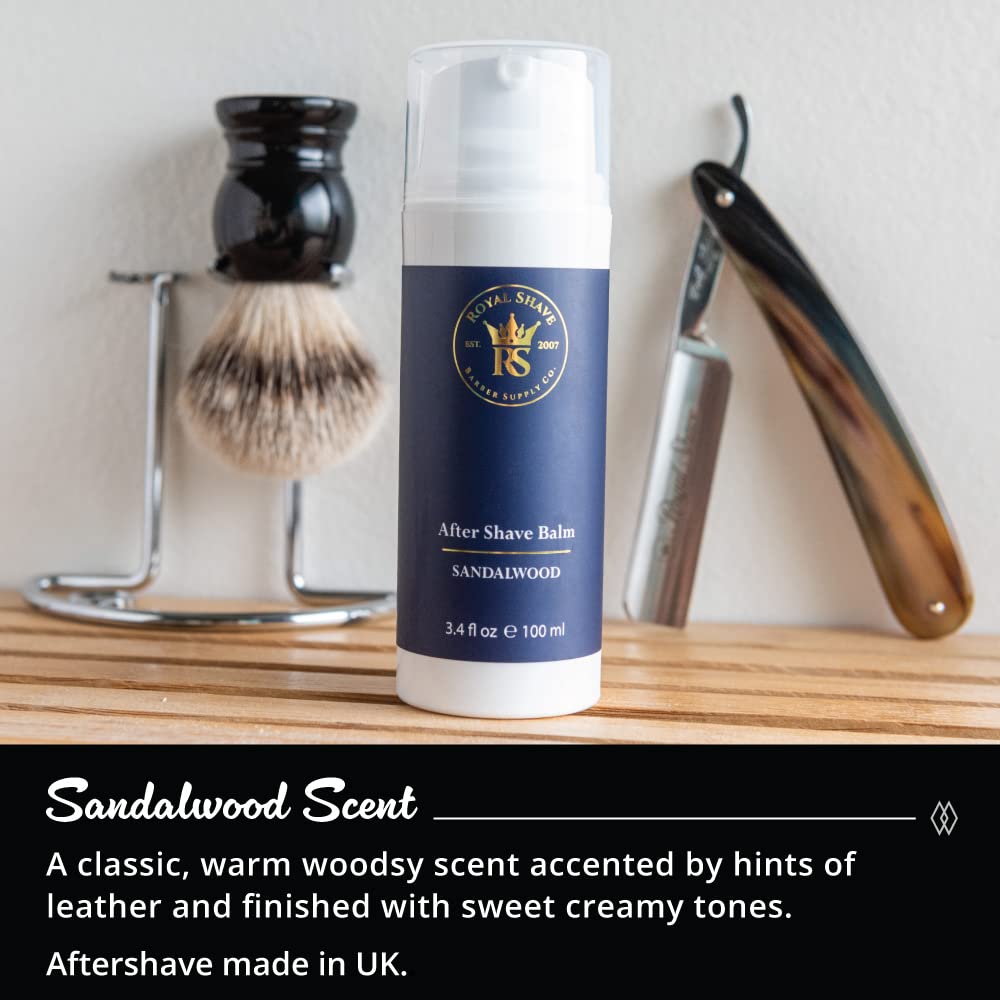 Hands applying lotion on skin demonstrate soothing, cooling post-shave relief.
