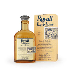 Royall BayRhum ’57 bottle with classic bay rum scent for daily wear.